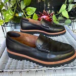 Paul Green Brushed Lug Sole Loafers